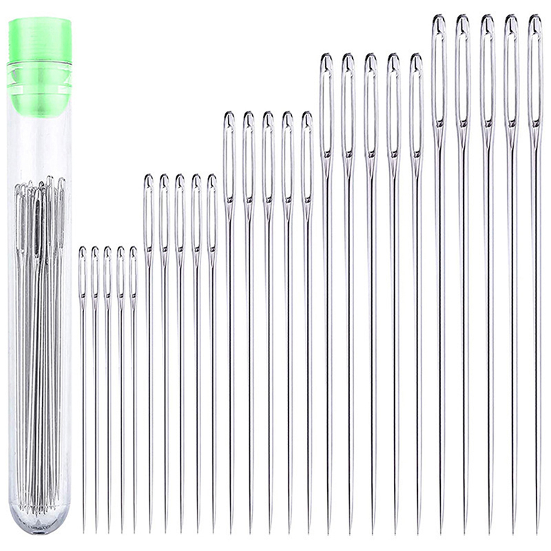 25Pcs Large Eye Stitching Need - مراجعة Leather Needle Heavy وسعره