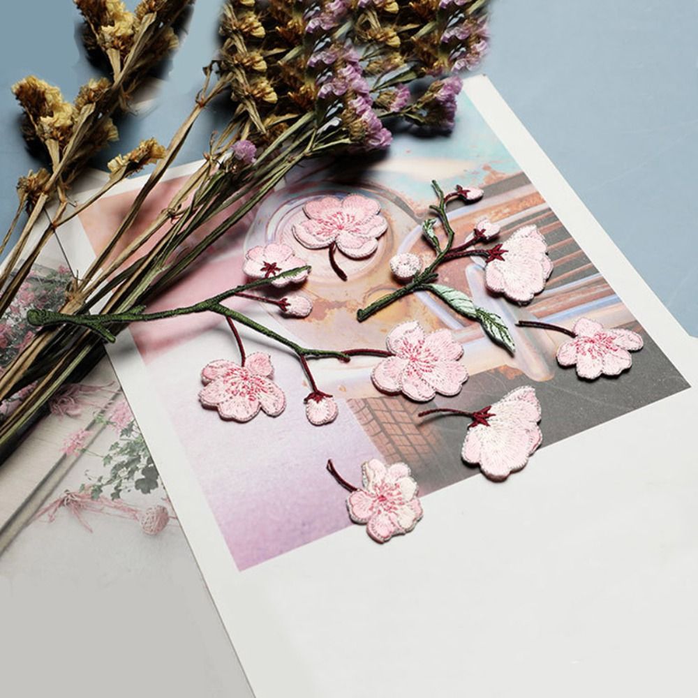 Iron on Begonia Flower Embroid - مراجعة Iron On Patch وسعره