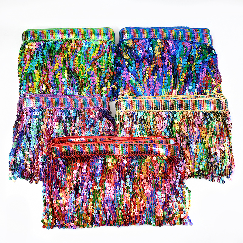 5/10Yards Sequin Fringe Tassel - مراجعة Textile And Sewing Supply وسعره