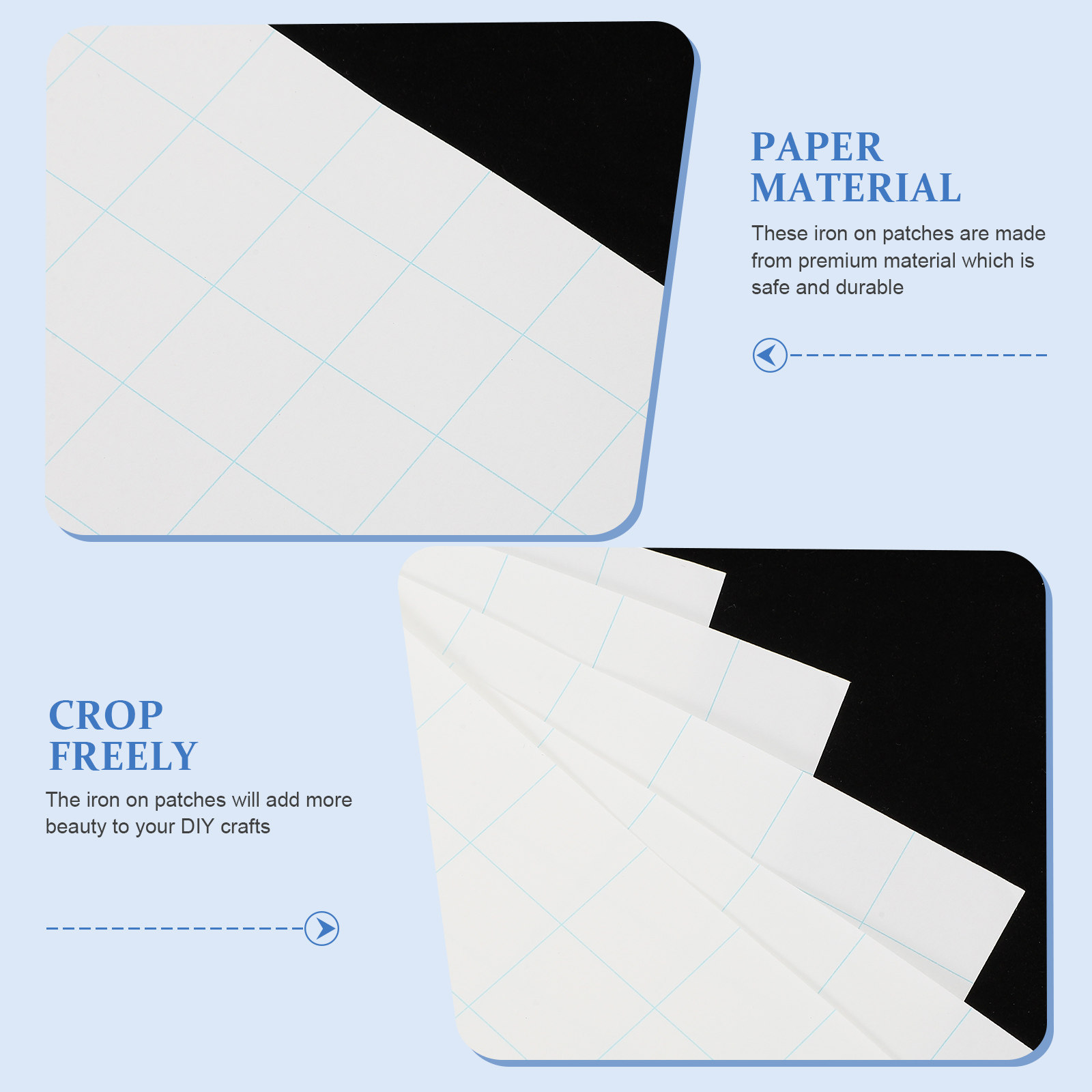5pcs Heat Transfer Paper Cloth - مراجعة Iron On Patch وسعره