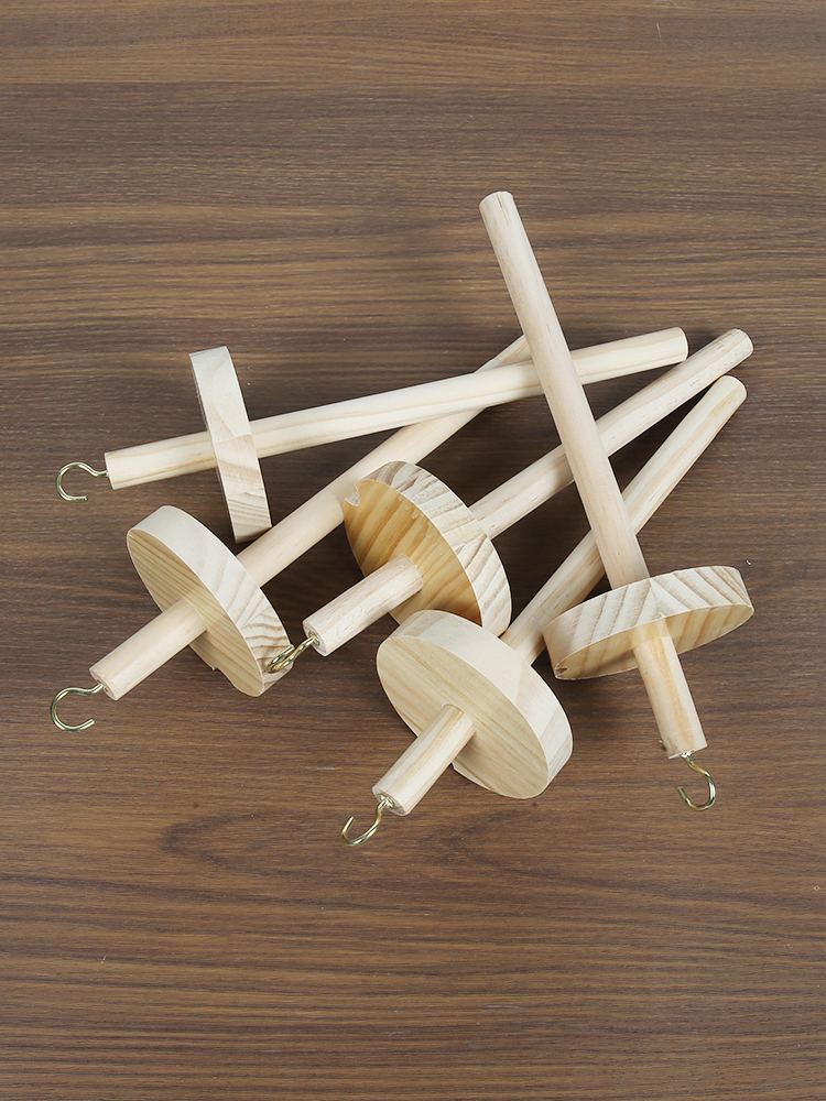 Wooden Spinning Mallet DIY Yar - مراجعة Sewing And Textile وسعره