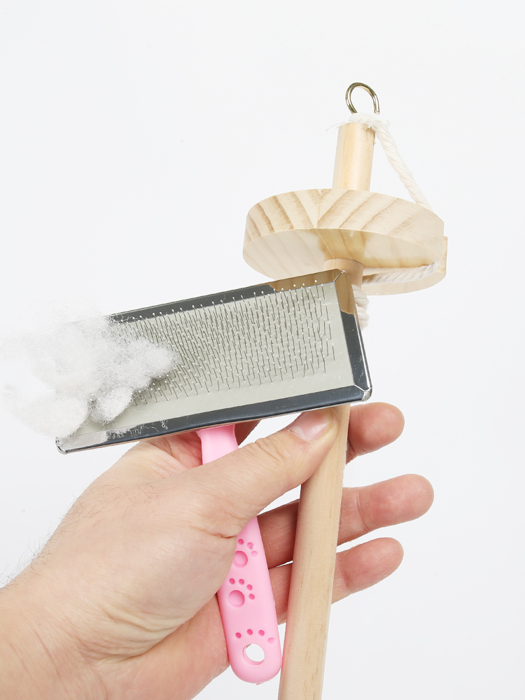 Wooden Spinning Mallet DIY Yar - مراجعة Sewing And Textile وسعره