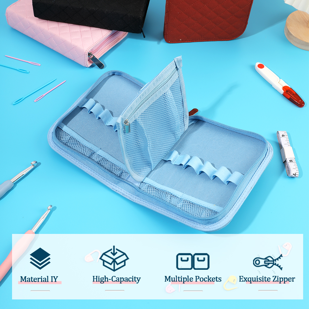 Empty Crochet Hook Storage Bag - مراجعة Textile Sewing Kit وسعره