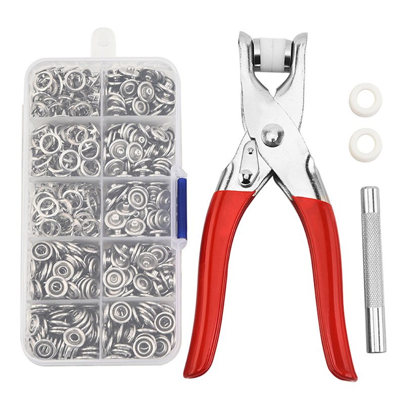 New Sets Snap Fasteners Kit To - مراجعة Snap Button Plier وسعره