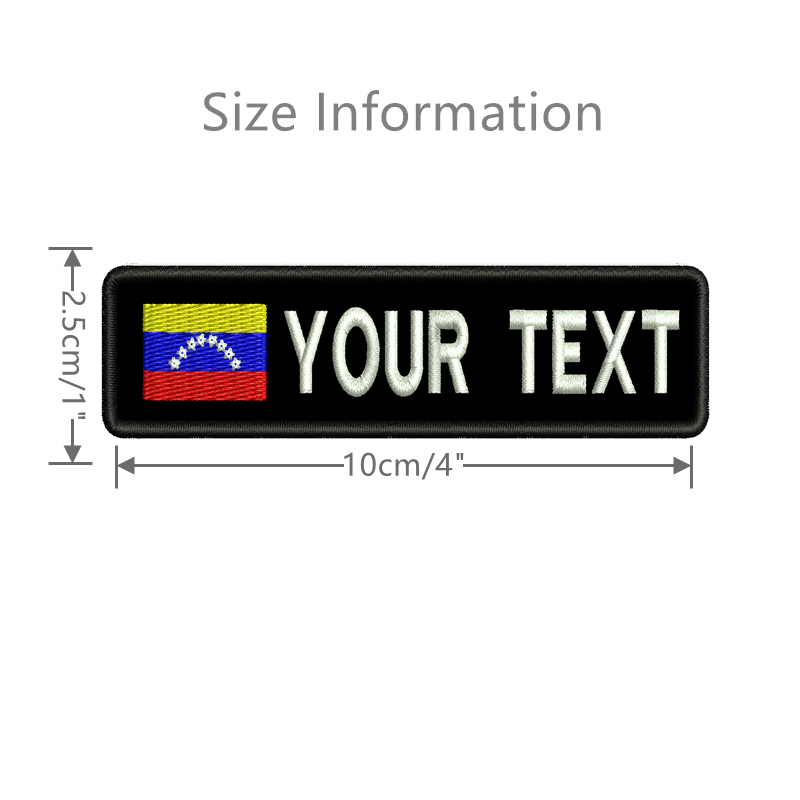 Venezuela Flag Custom Name Pat - مراجعة Sewing Labels وسعره