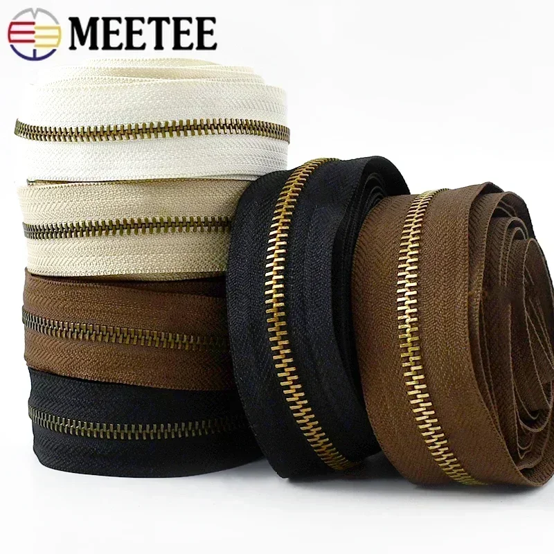 Meetee 2/4Y 3# 5# Metal Zipper - مراجعة Textile And Sewing Supply وسعره