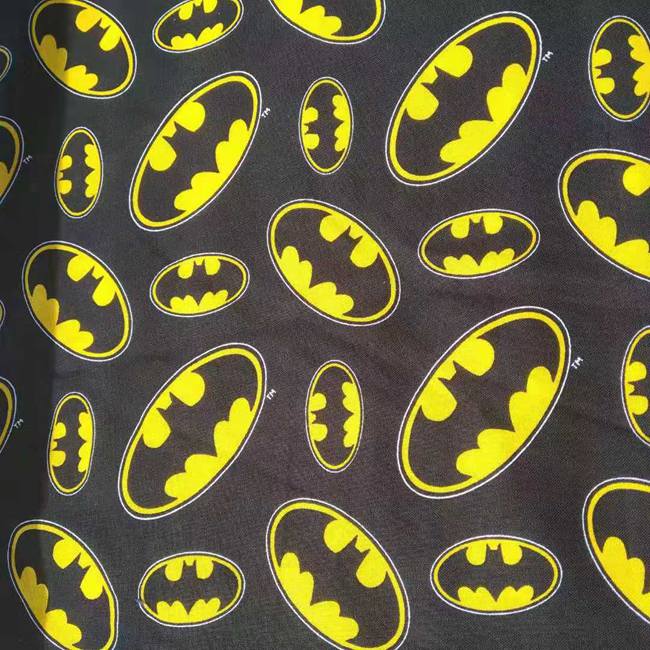 140cm Width Cartoon Batman Log - مراجعة Sewing And Textile وسعره