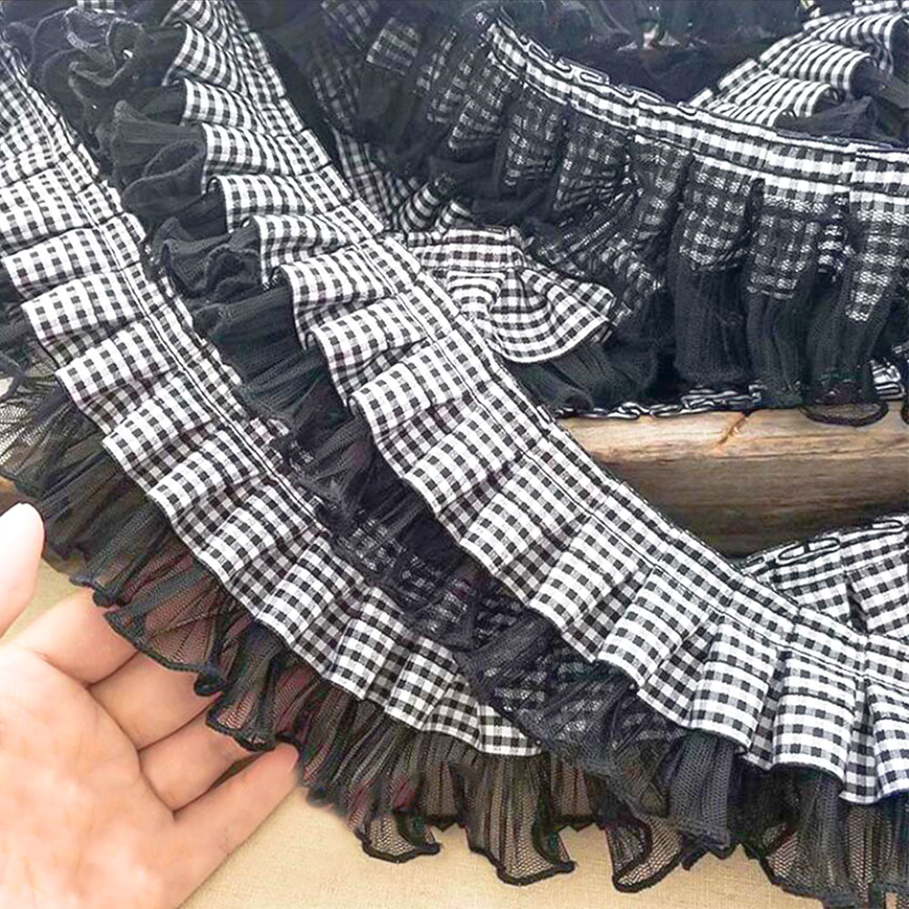 7CM Wide Plaid Pleated Cloth T - مراجعة Textile And Sewing Supply وسعره
