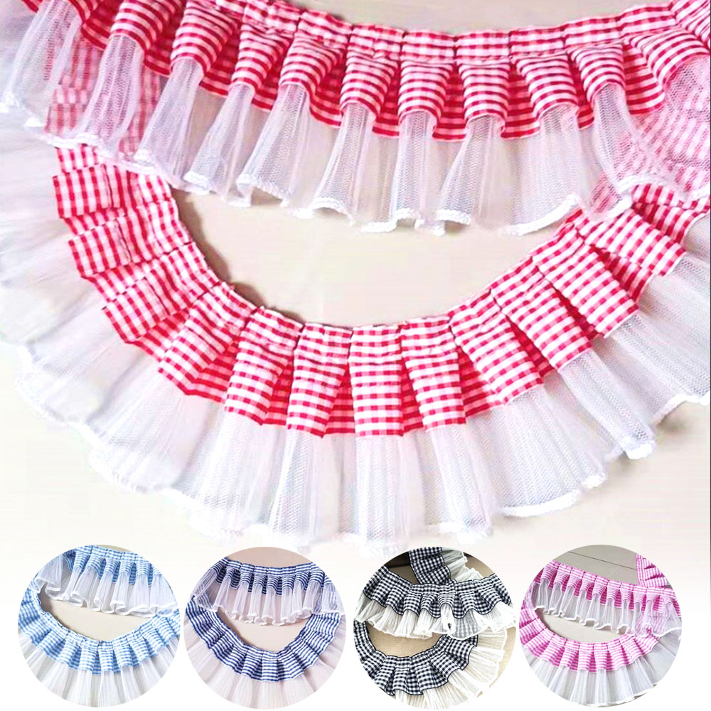 7CM Wide Plaid Pleated Cloth T - مراجعة Textile And Sewing Supply وسعره