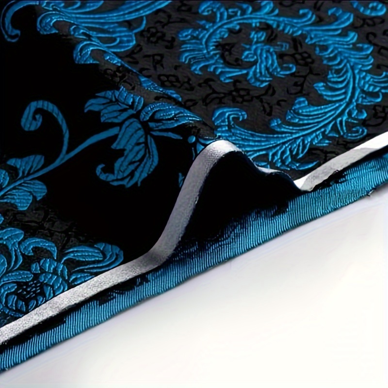 3D Blue Phoenix Tail Brocade F - مراجعة Sewing Fabric وسعره