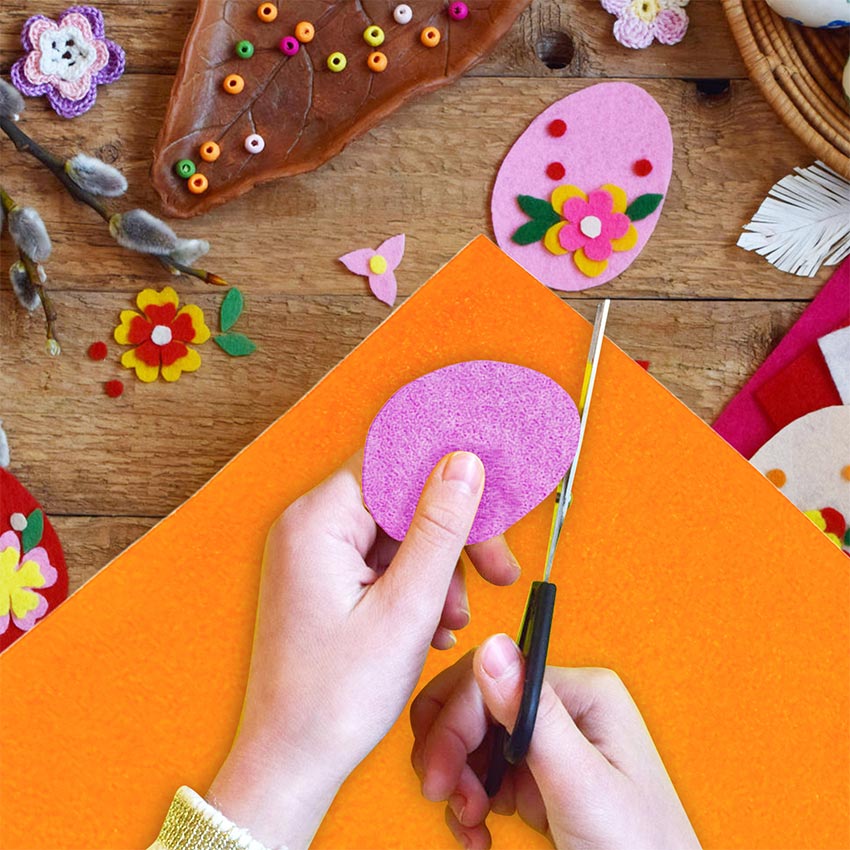 Coloured Felt Fabric Sheets fo - مراجعة Is Sewing A Textile Craft وسعره