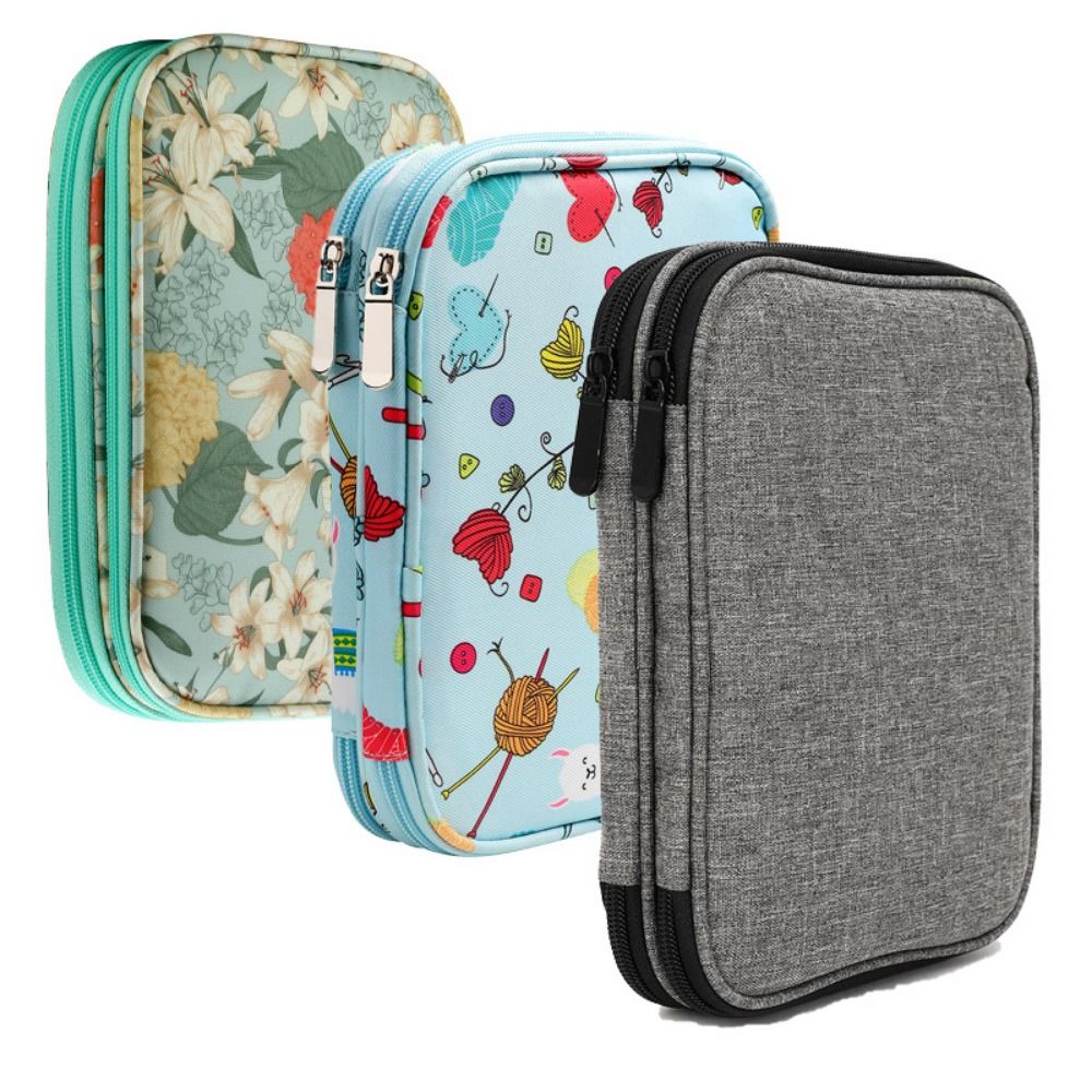Knitting Needle Case, Portable - مراجعة Textile Sewing Kit وسعره