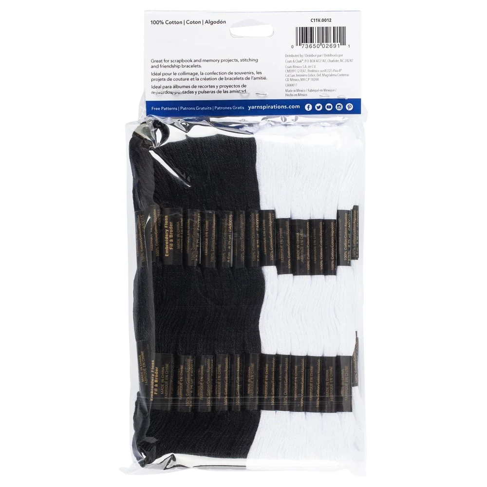 36 Skeins Black White Embroide - مراجعة Embroidery Floss Thread وسعره