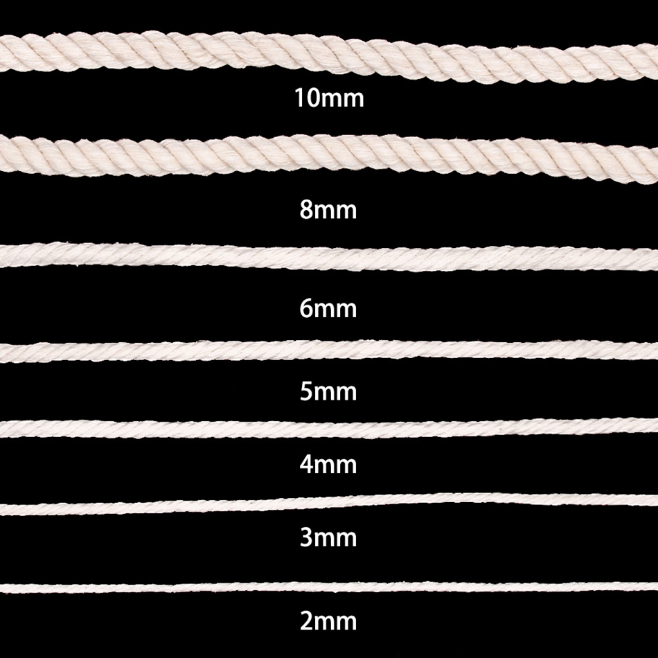 1mm-10mm 100% Cotton Macrame C - مراجعة Sewing House وسعره