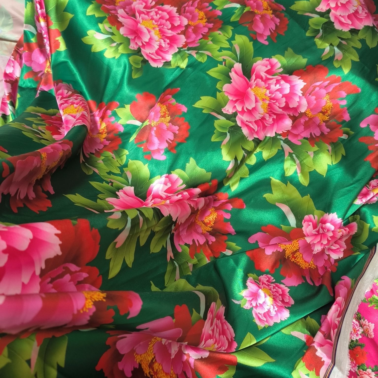 Satin Fabric Cloth without Ove - مراجعة Sewing And Textile وسعره