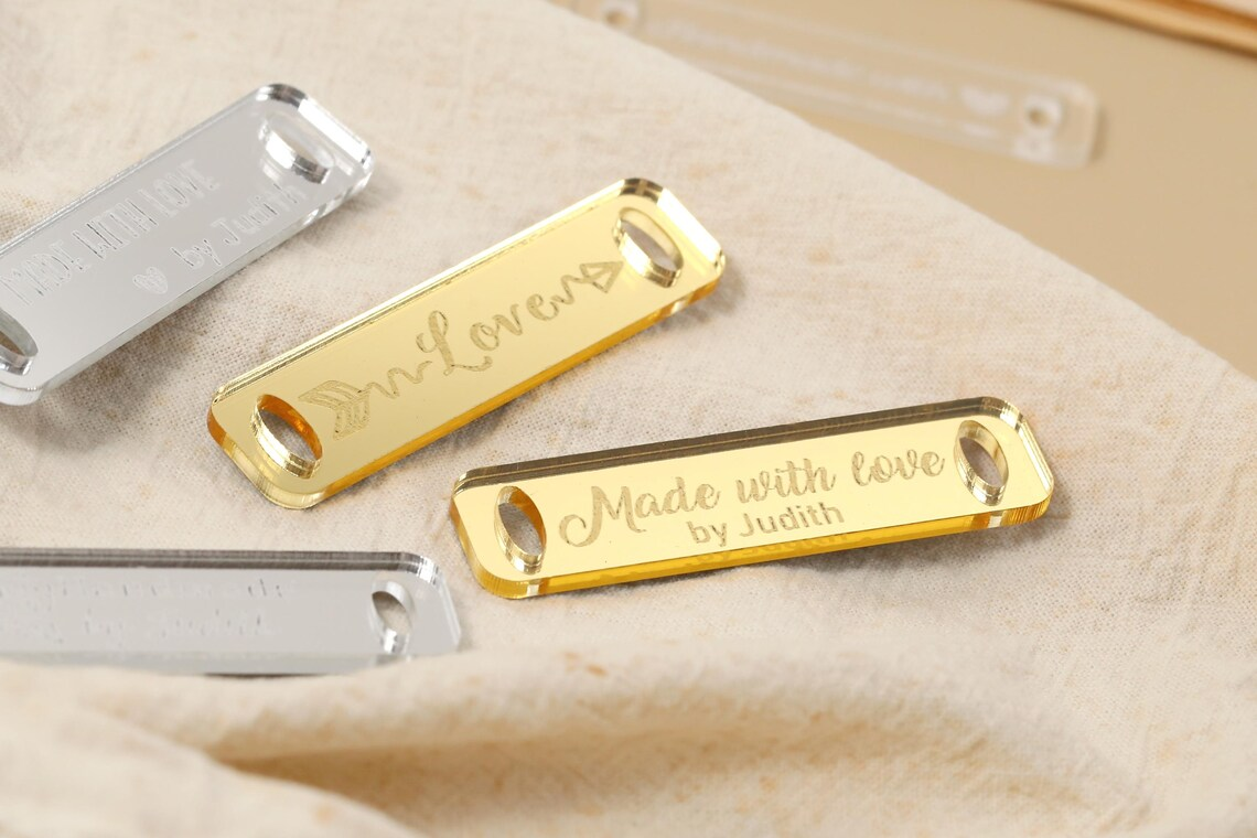 30/50/100pcs Personalized Hand - مراجعة Sewing Labels وسعره