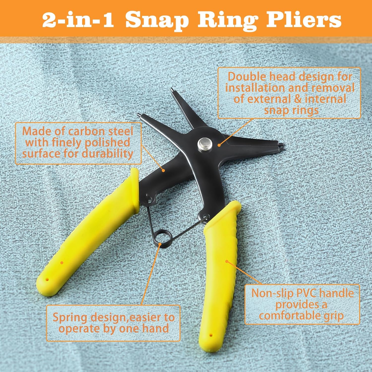 2 In 1 Snap Ring Pliers Mini C - مراجعة Snap Button Plier وسعره