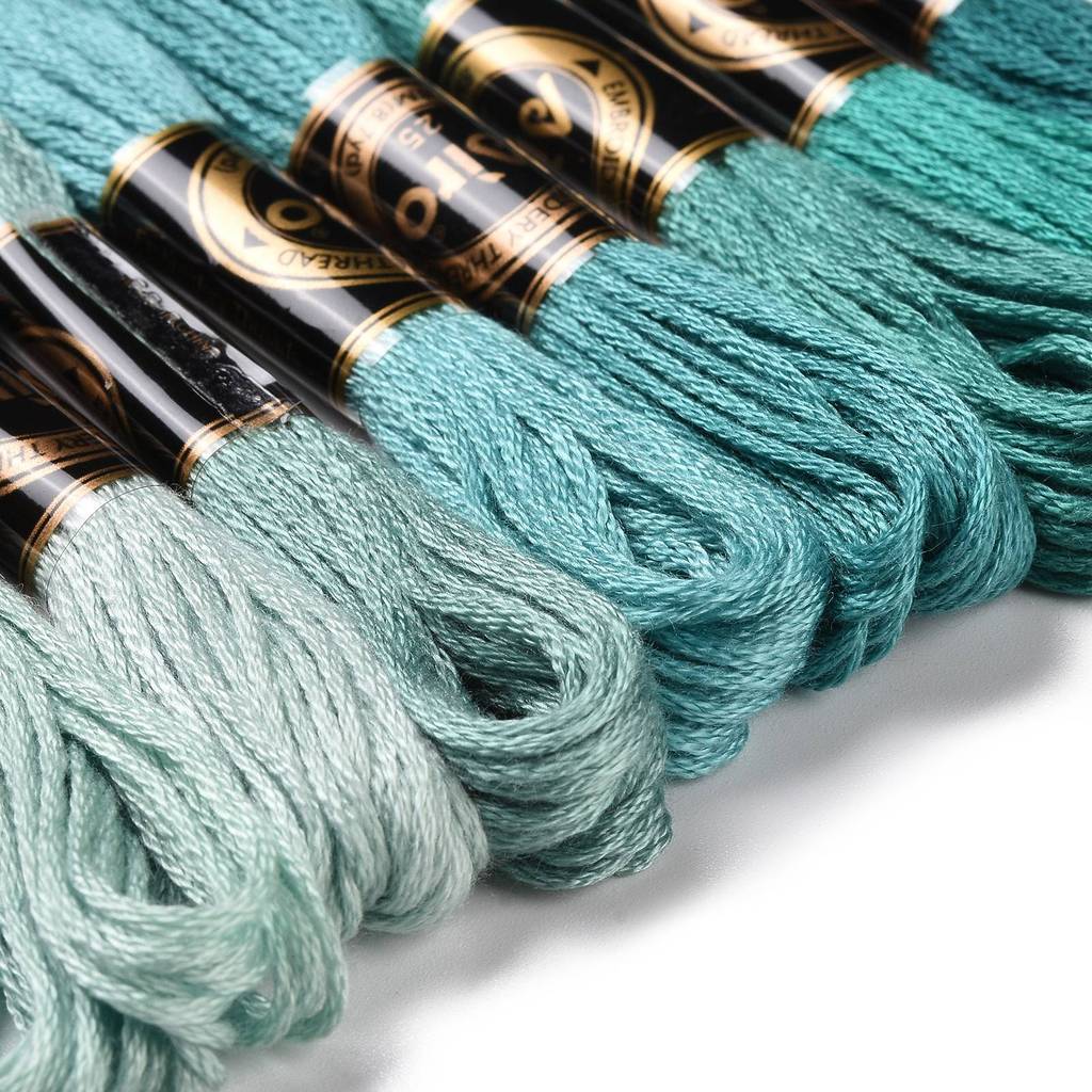 1Set 8 Skeins 0.5mm 6-Ply Poly - مراجعة Embroidery Floss Thread وسعره