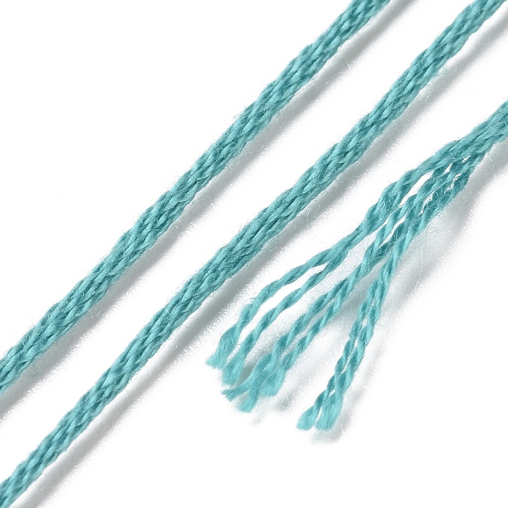 1Set 8 Skeins 0.5mm 6-Ply Poly - مراجعة Embroidery Floss Thread وسعره