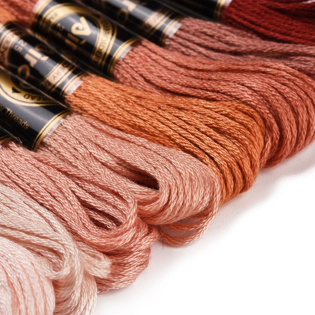 1Set 8 Skeins 0.5mm 6-Ply Poly - مراجعة Embroidery Floss Thread وسعره