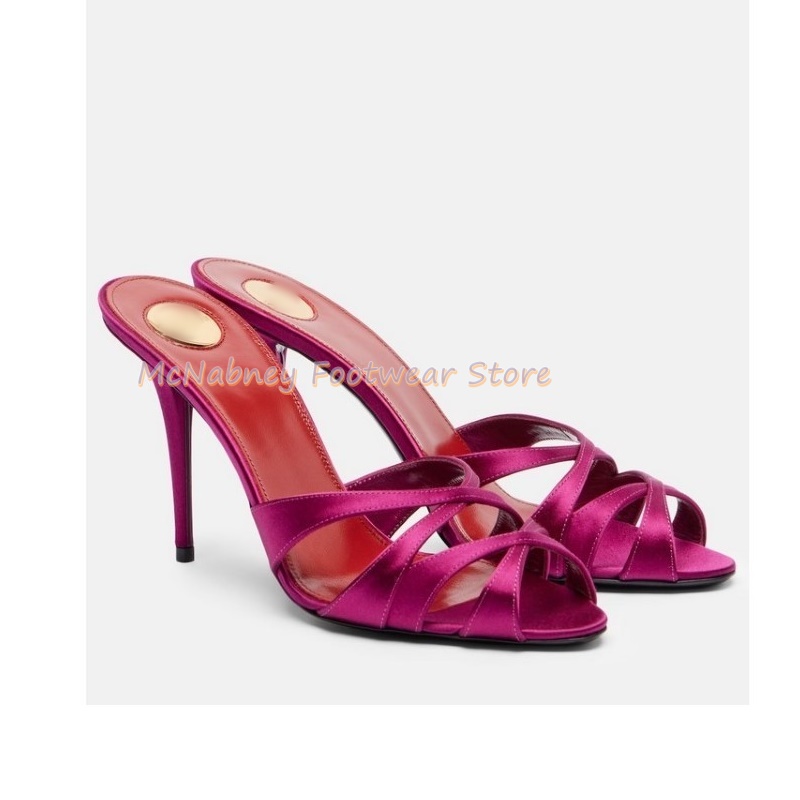 Pointed Stilettos Satin Fabric - مراجعة Sewing Fabric وسعره
