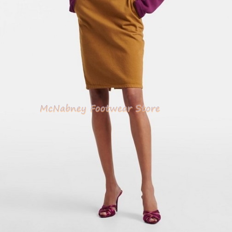 Pointed Stilettos Satin Fabric - مراجعة Sewing Fabric وسعره