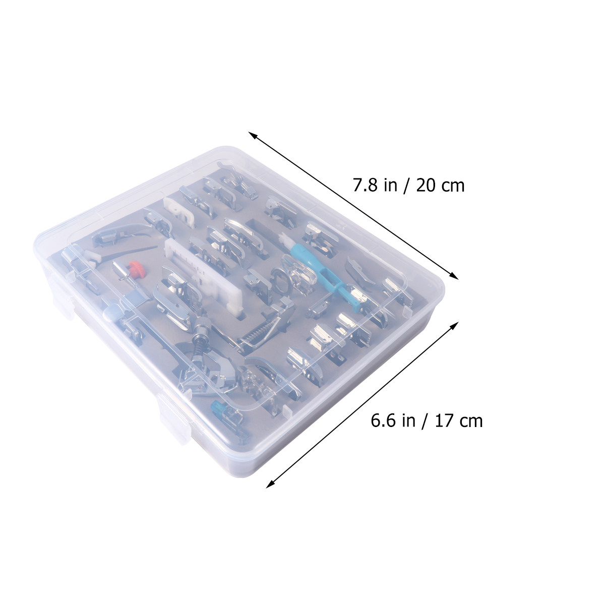 1Set Sewing Machine Presser Fo - مراجعة Sewing Machine Fabric وسعره