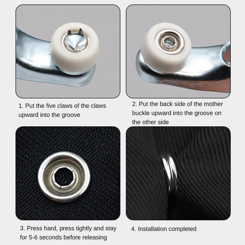 100pc Five-prong ButtonInstall - مراجعة Snap Button Plier وسعره